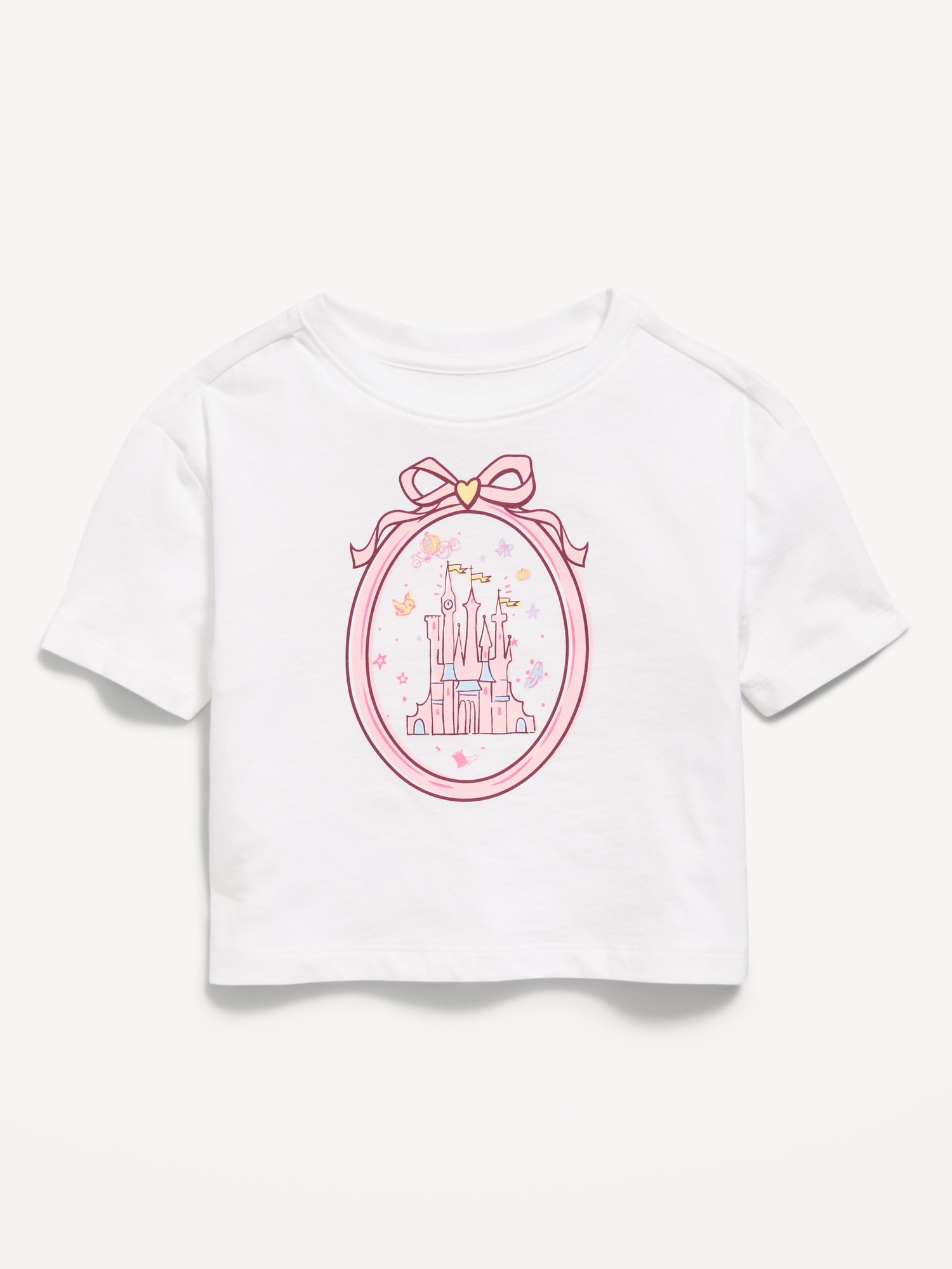 Disney© Princess Oversized Boxy Graphic T-Shirt for Toddler Girls