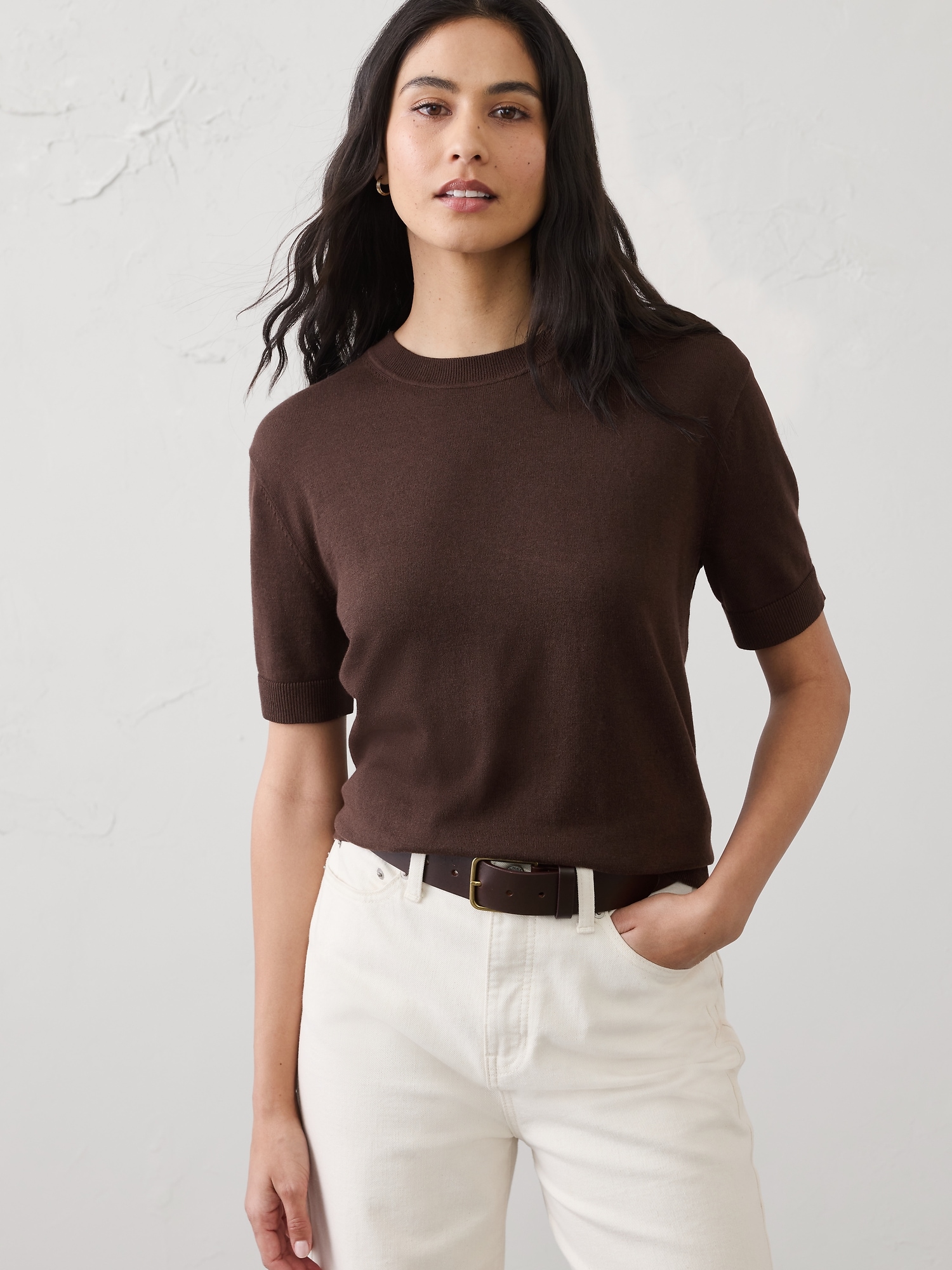 Forever Short-Sleeve Sweater