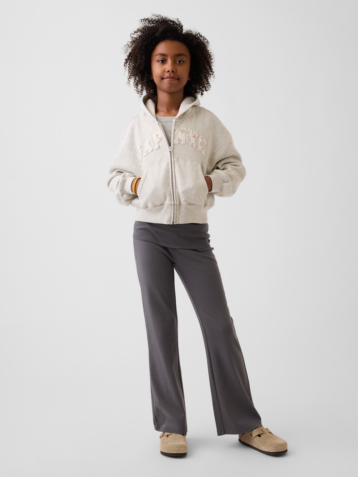 LEGGING ÉVASÉ À TAILLE RABATTABLE POUR ENFANT