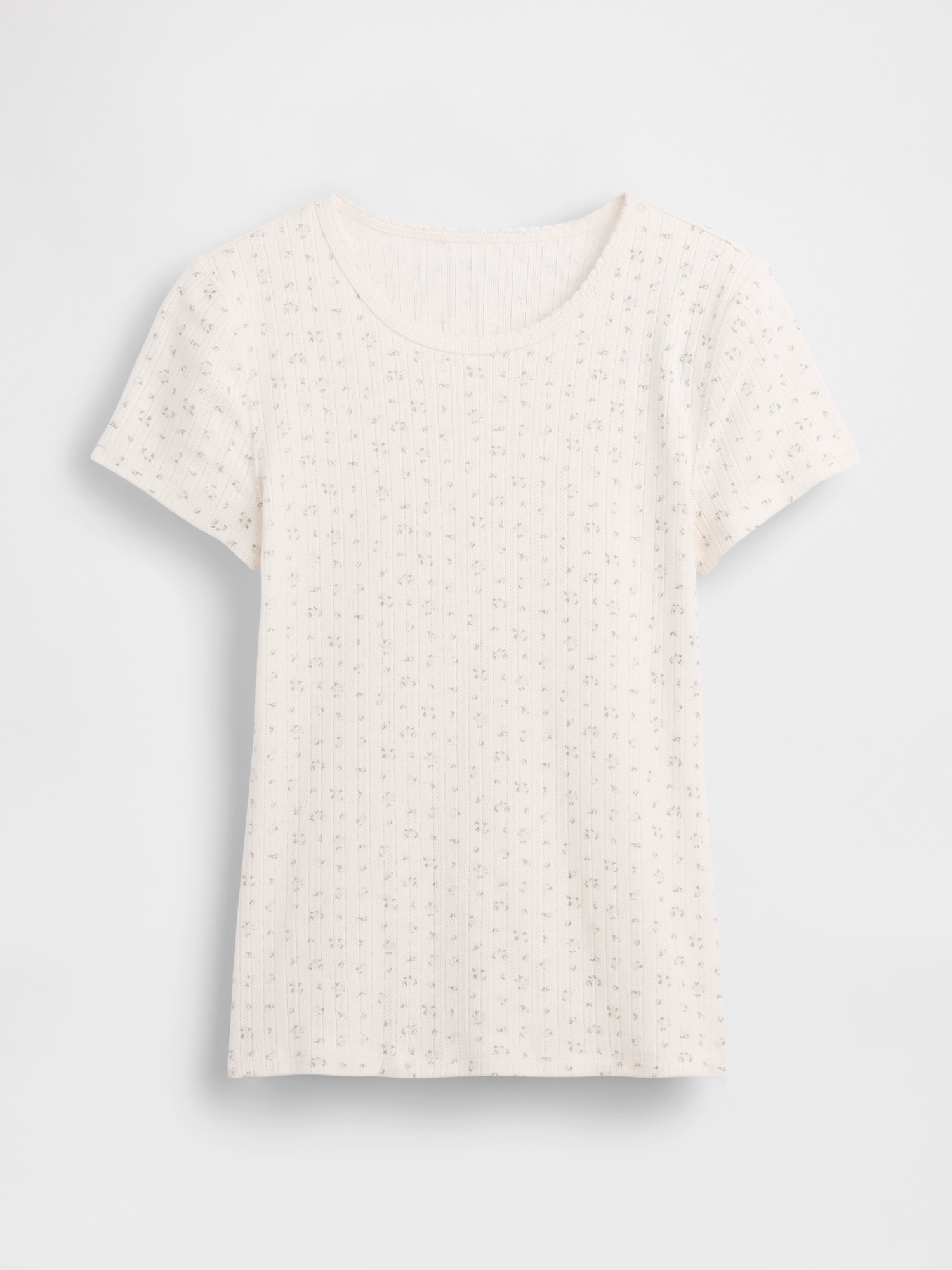 ポインテール クルーネックTシャツ-6