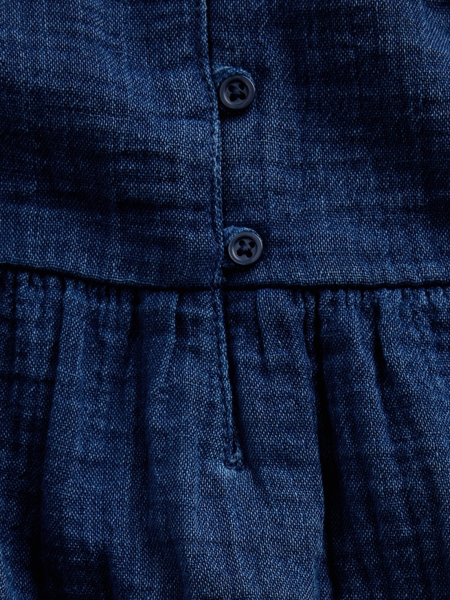 コットンガーゼ ティアード タンクトップ (キッズ)-4