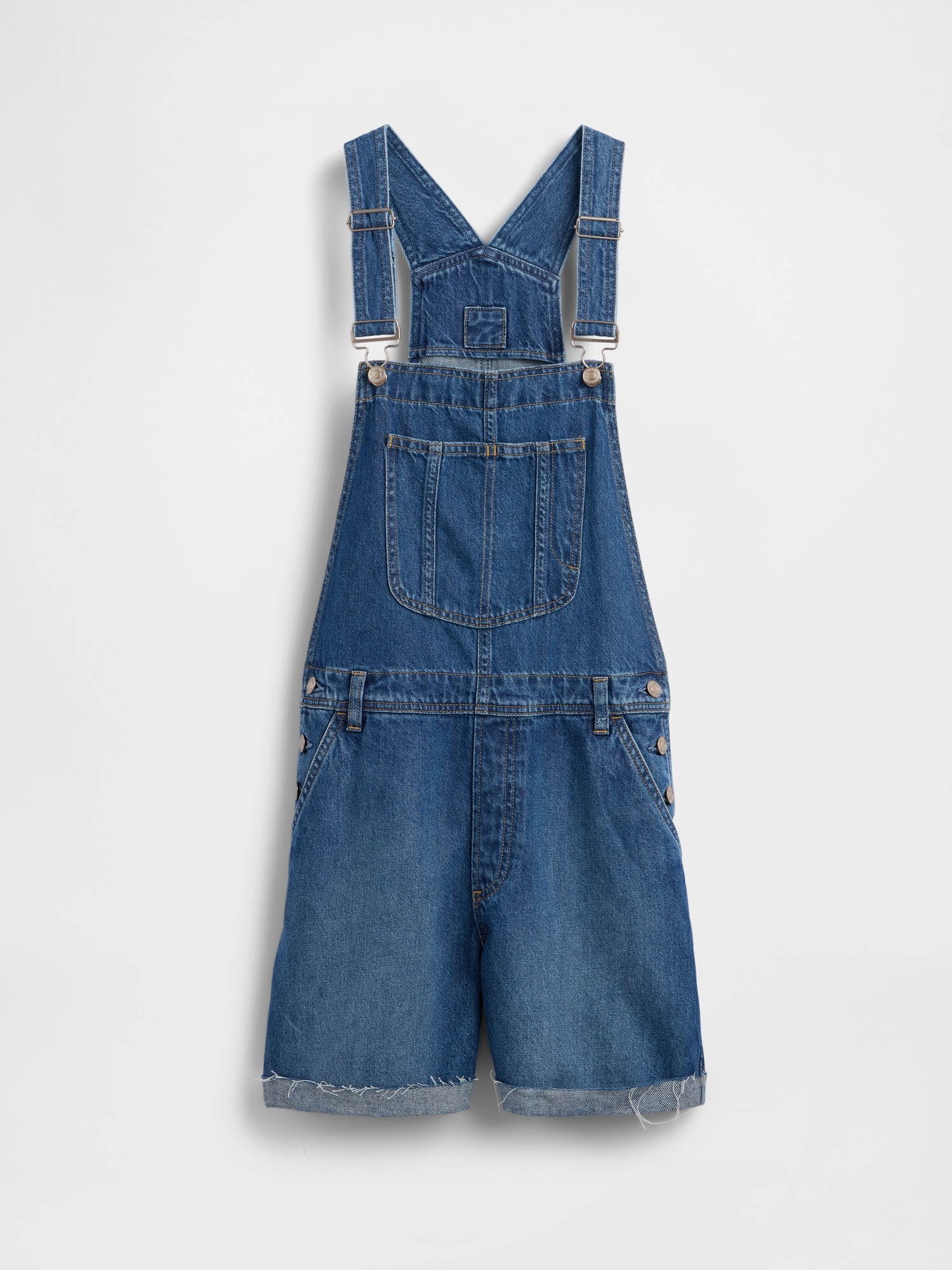 Loose Denim Shortalls