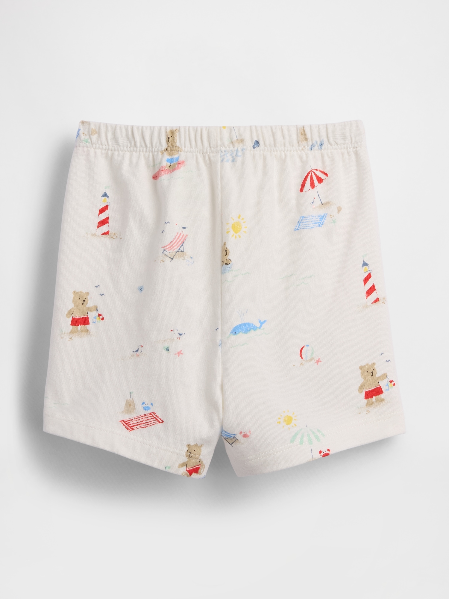 Baby First Favorites Organic Cotton Beach Bear Shorts