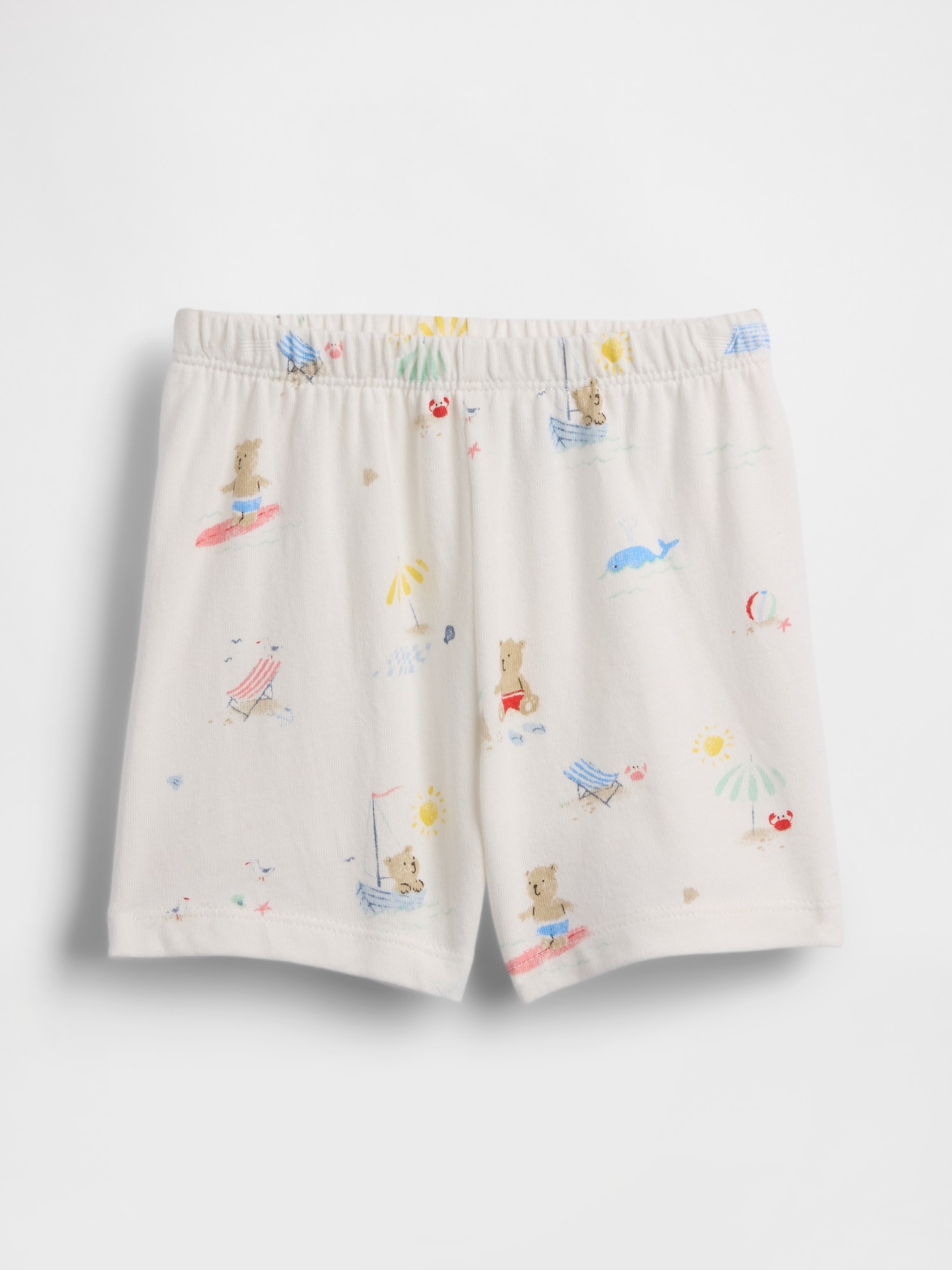 Baby First Favorites Organic Cotton Beach Bear Shorts