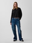 ニット オーバーサイズ クロップドTシャツ-1