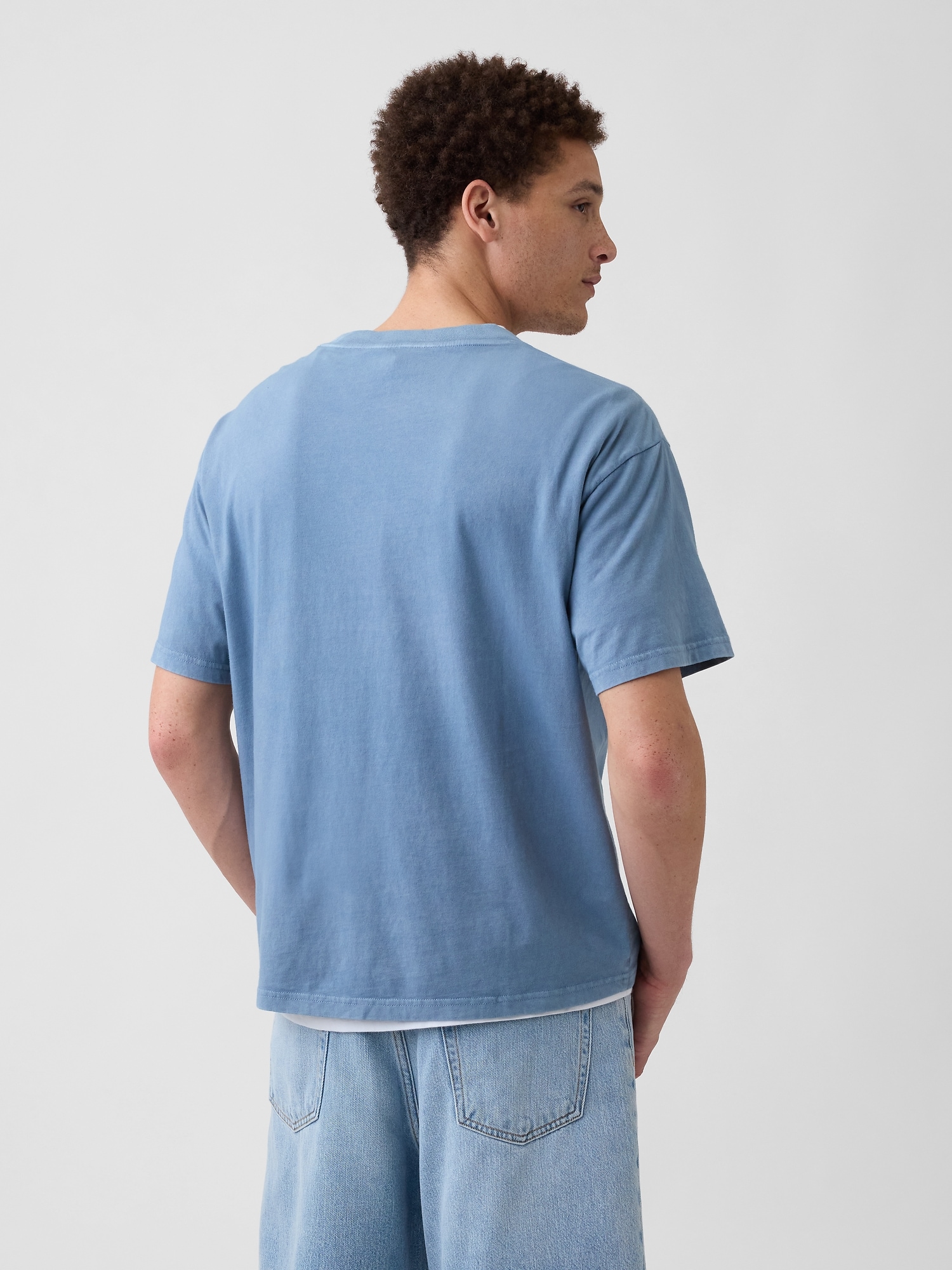 エブリディ ソフト ボクシー GAPロゴTシャツ-1