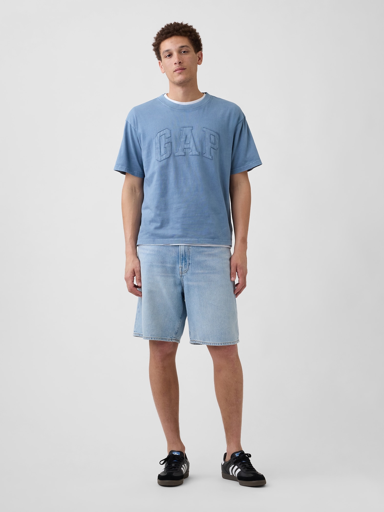 エブリディ ソフト ボクシー GAPロゴTシャツ-4