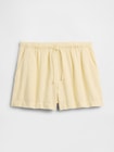 4インチ プルオン リネンブレンド ショートパンツ-3