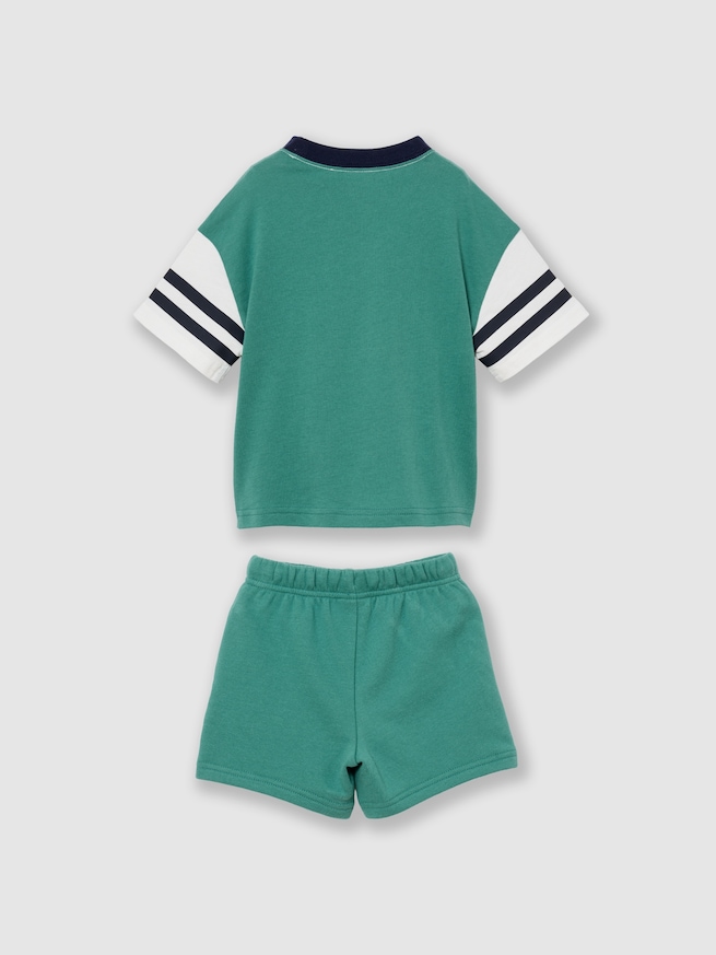 babyGap 2ピース スポーツロゴ コーデセット-1