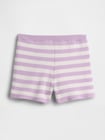 babyGap プルオン ストライプ ニットショートパンツ-1