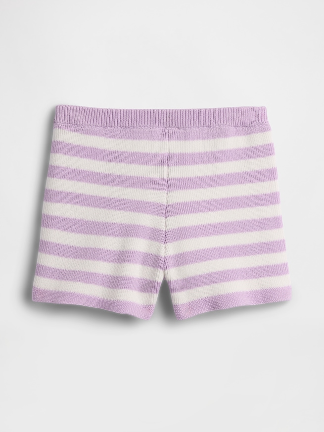babyGap プルオン ストライプ ニットショートパンツ-1