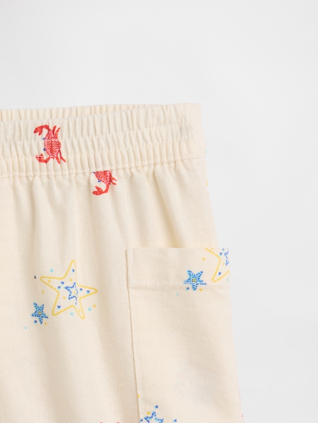 babyGap プルオン リネンブレンド カーゴショートパンツ-2