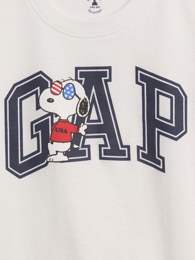 babyGap ピーナッツ GAPロゴTシャツ-2
