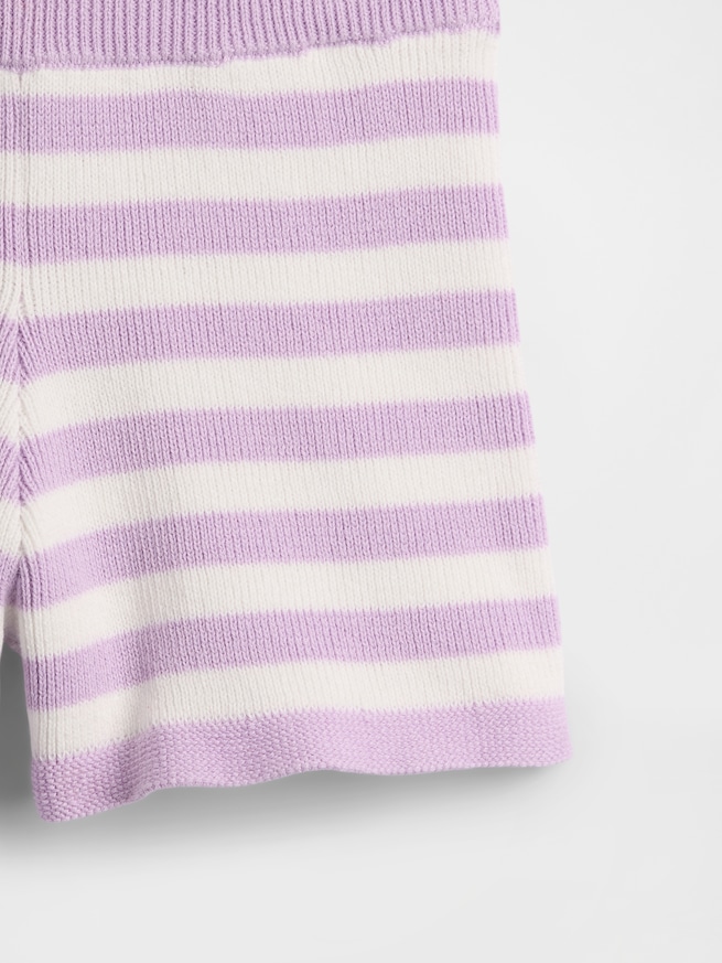 babyGap プルオン ストライプ ニットショートパンツ-2