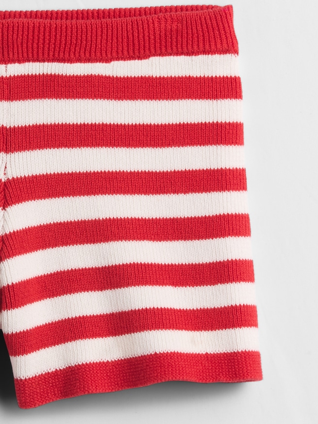 babyGap プルオン ストライプ ニットショートパンツ-2