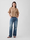 リラックスフィット アイレット トップス-2