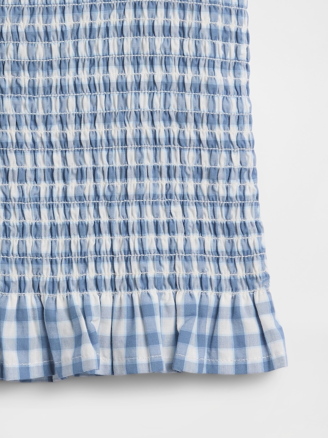 スモッキングギャザー ペプラムトップス (キッズ)-2