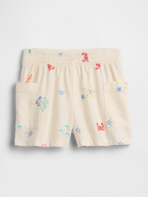 babyGap プルオン リネンブレンド カーゴショートパンツ