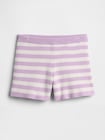 babyGap プルオン ストライプ ニットショートパンツ-0