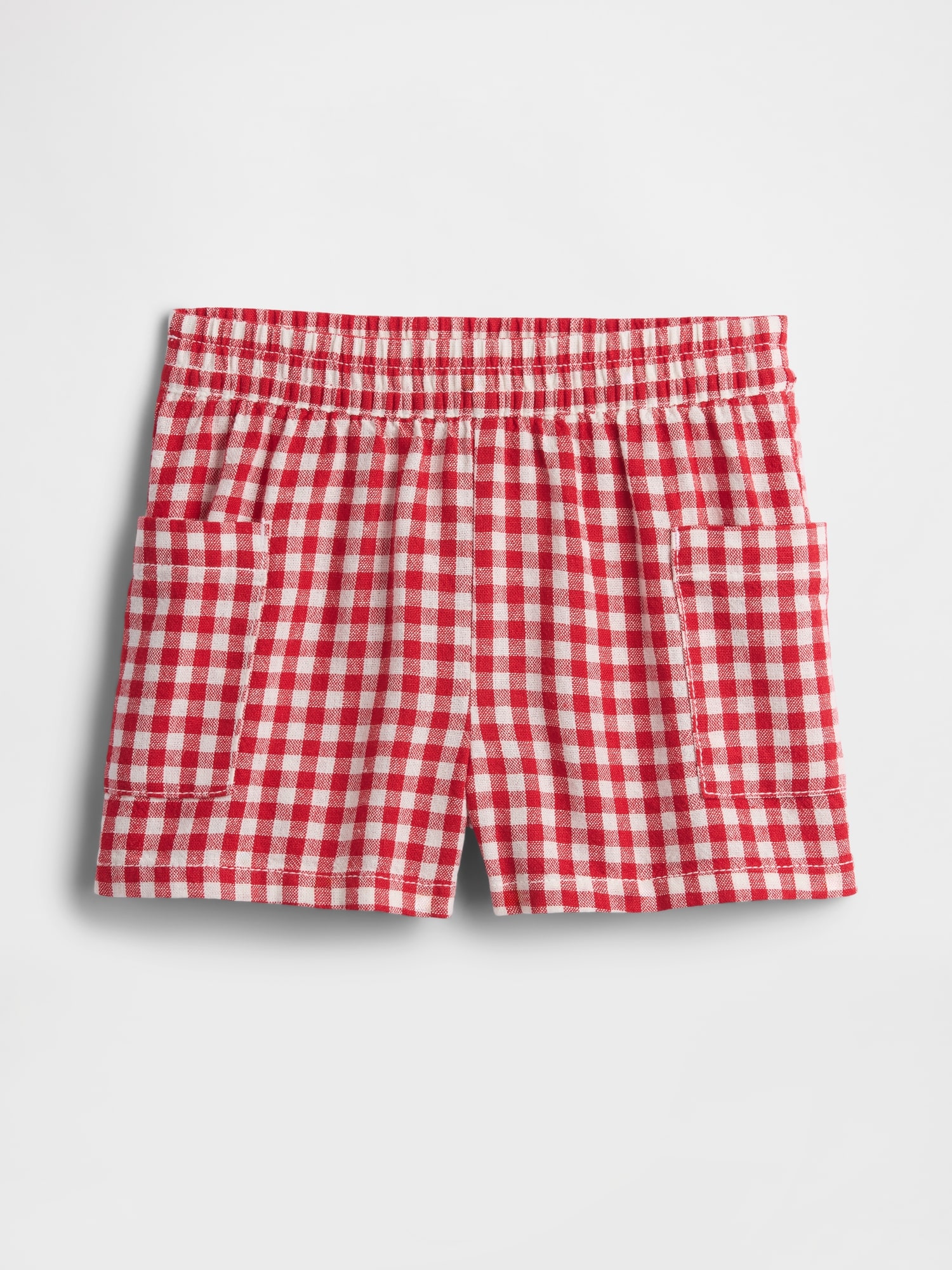 babyGap プルオン リネンブレンド カーゴショートパンツ-0