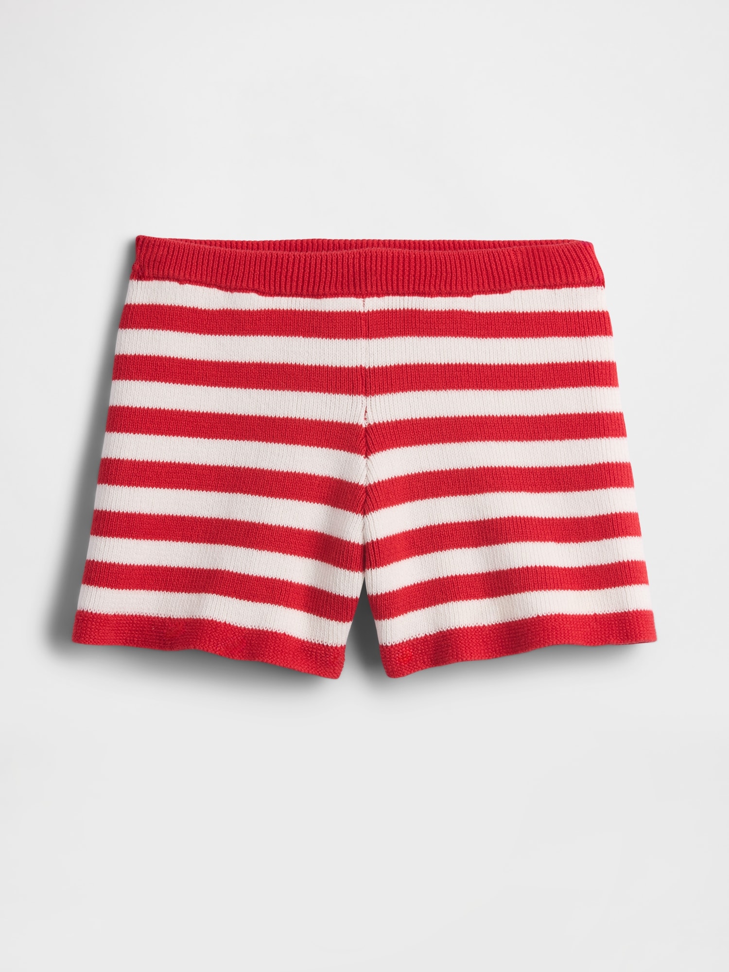 babyGap プルオン ストライプ ニットショートパンツ-0