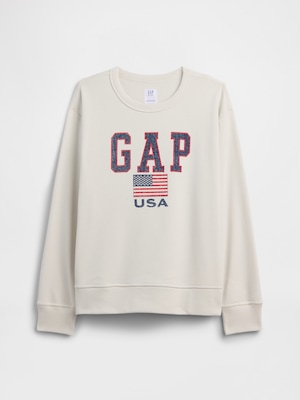 リラックスフィット GAPロゴ スウェットシャツ (キッズ)