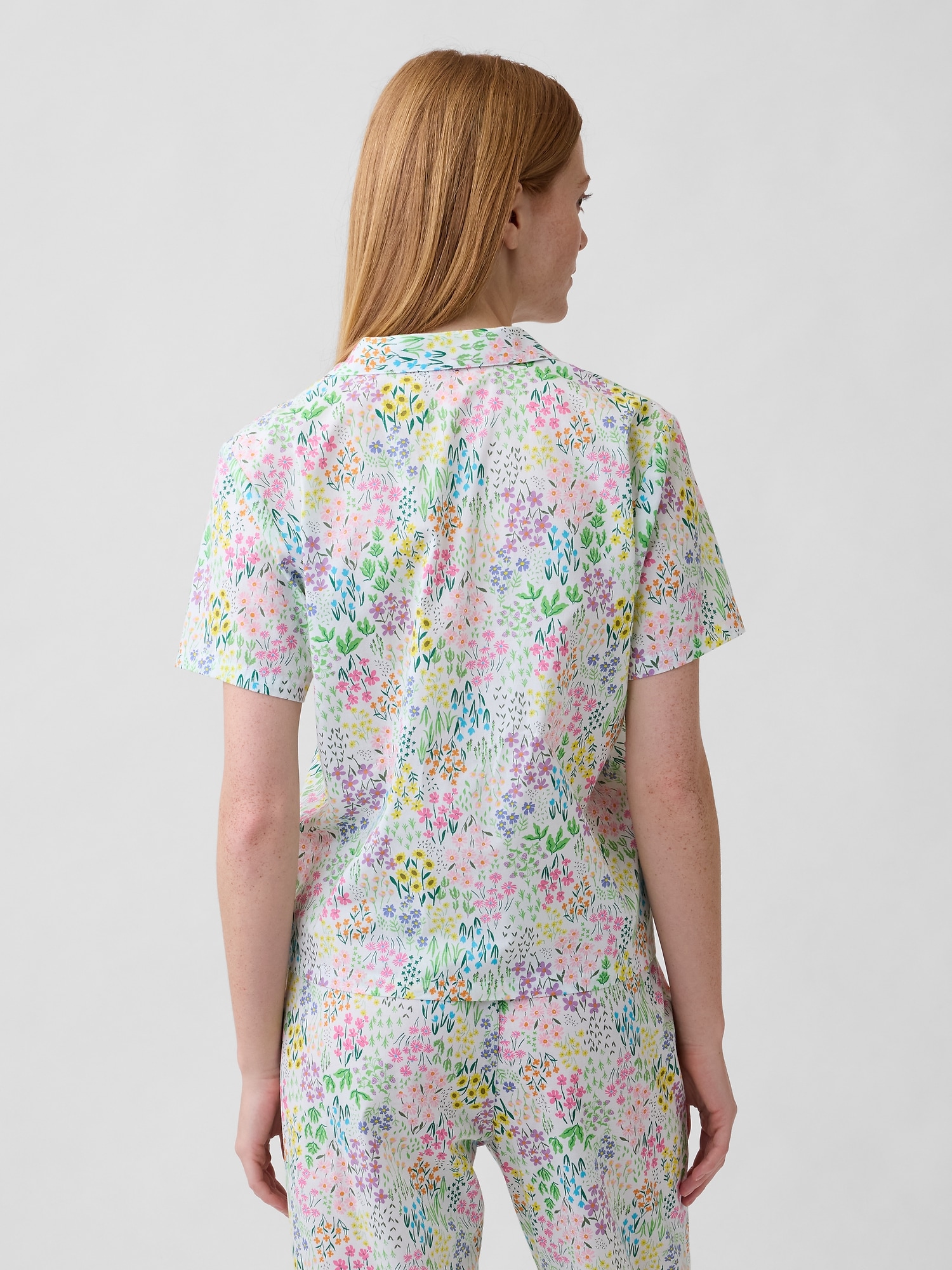 ポプリン パジャマシャツ-1