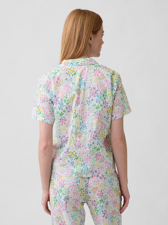 ポプリン パジャマシャツ-1