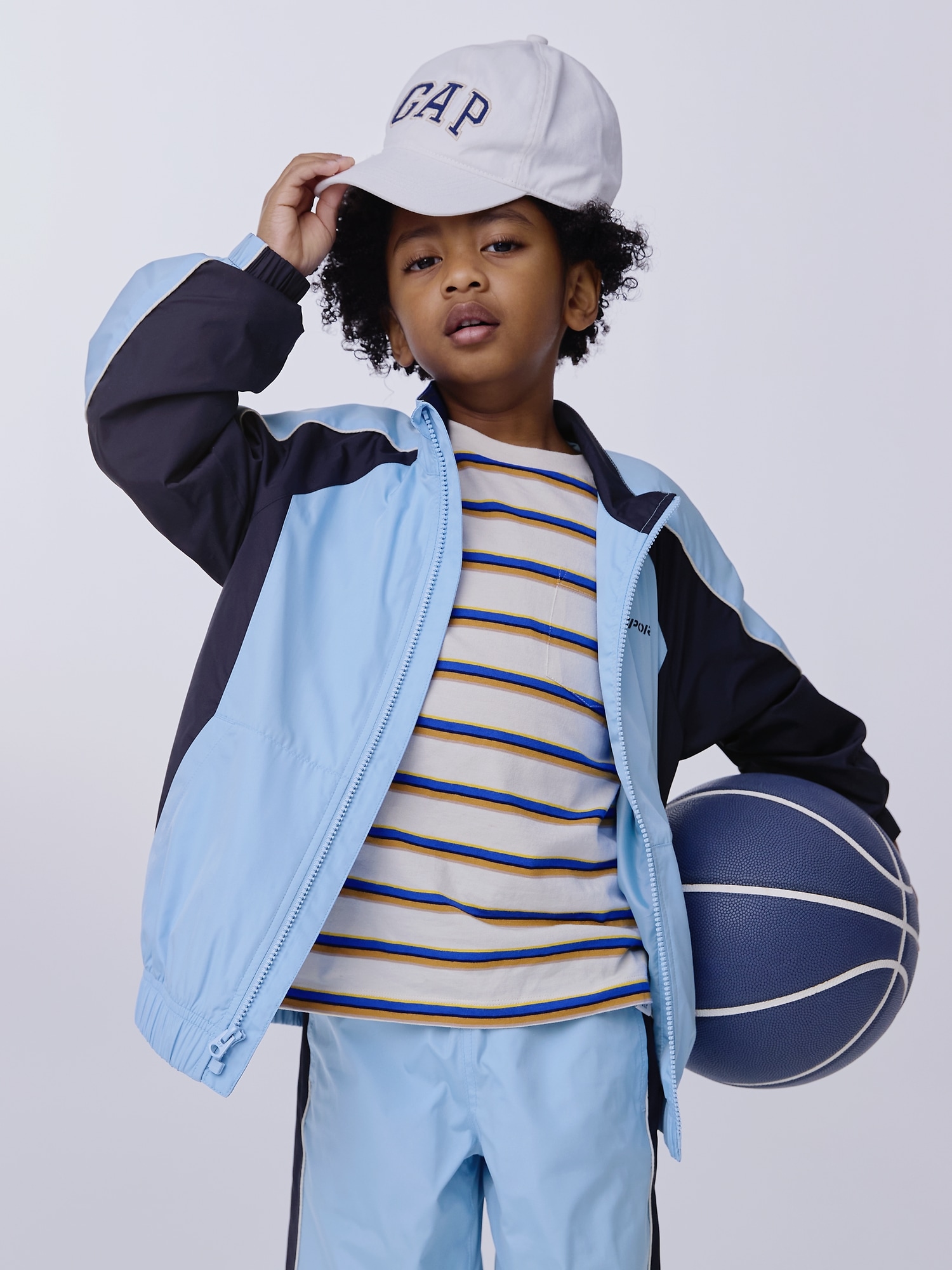 エブリディソフト ストライプ ポケットTシャツ (キッズ)-2