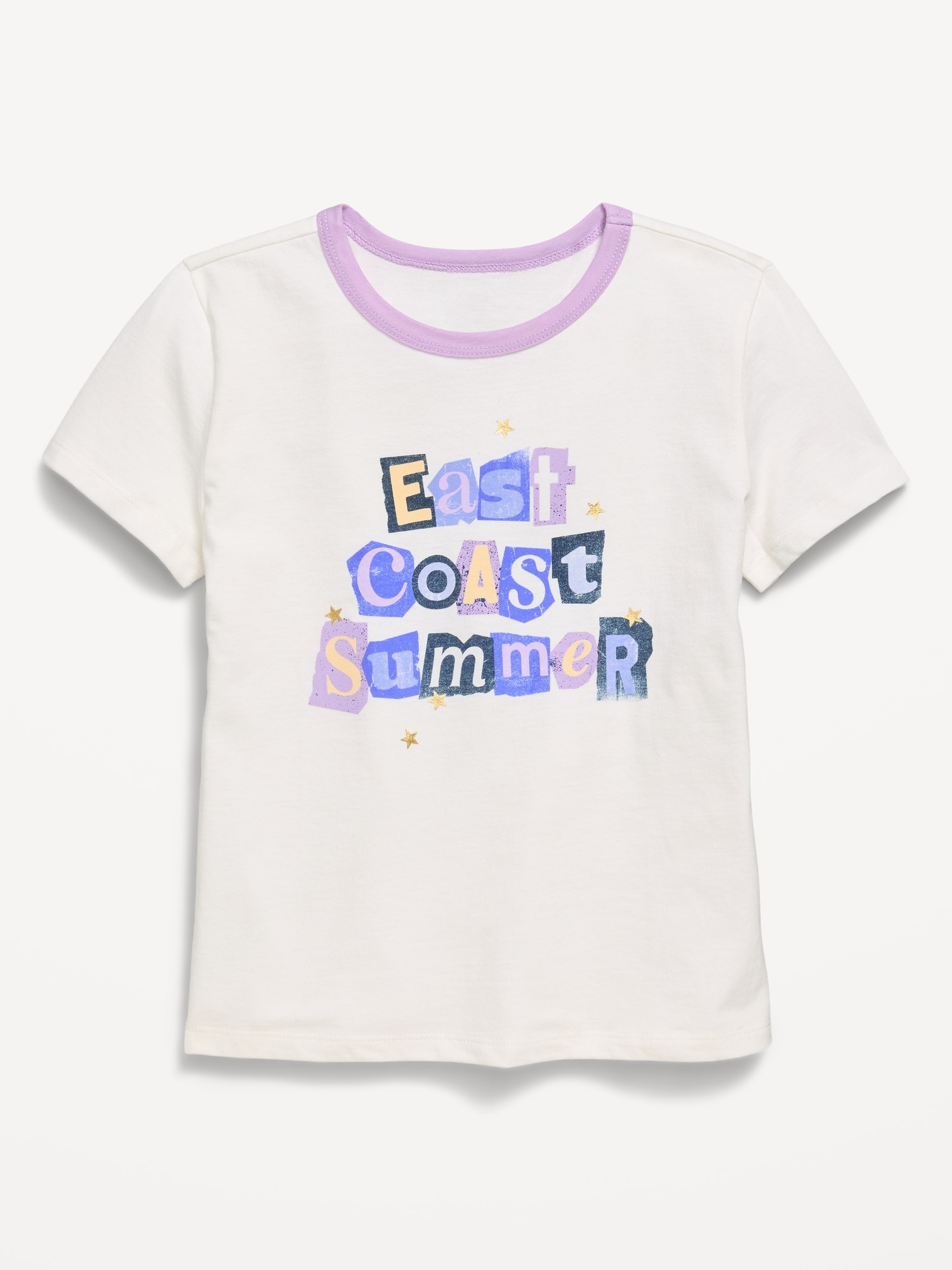 T-SHIRT À MANCHES COURTES À IMPRIMÉ POUR FILLE