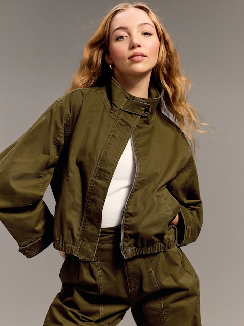 BLOUSON D'AVIATEUR À COL MONTANT OLD NAVY X CHRISTOPHER JOHN ROGERS