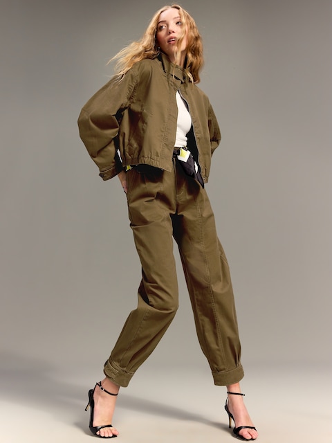 PANTALON BARIL À TAILLE HAUTE OLD NAVY X CHRISTOPHER JOHN ROGERS