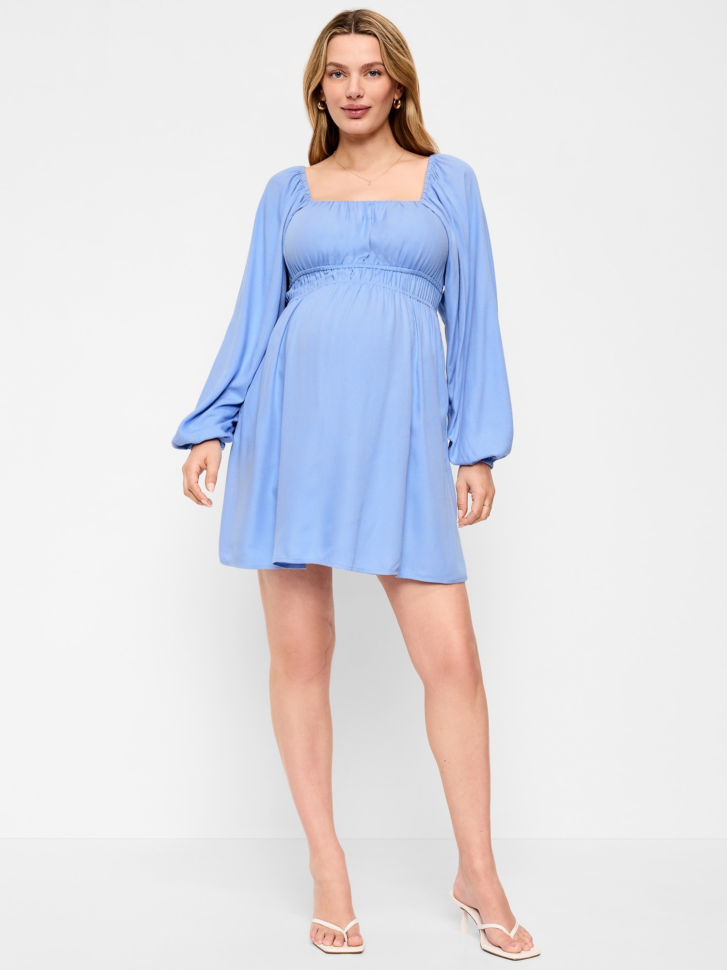 princess polly baby blue dress Ribbed Maternity Dresses