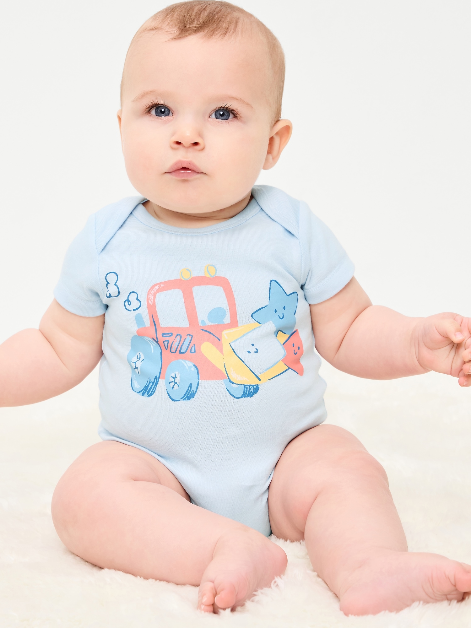 Short-Sleeve Graphic Bodysuit for Baby