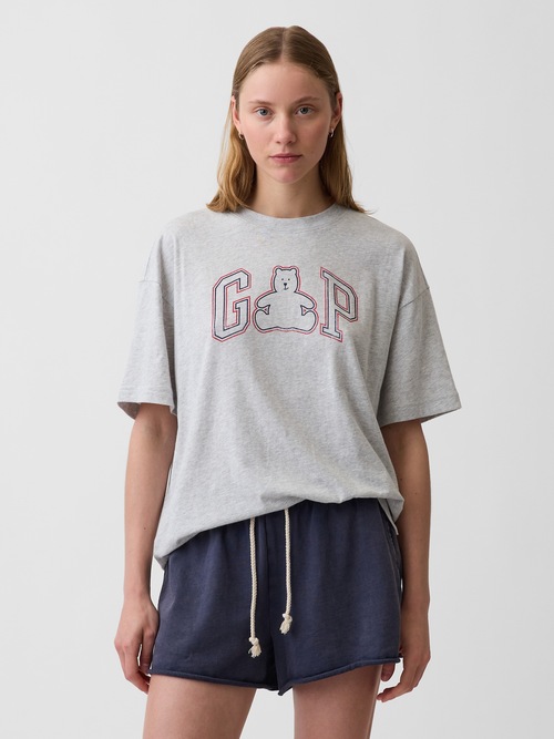 オーバーサイズ ブラナンベア GAPロゴTシャツ