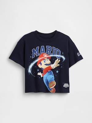 スーパーマリオブラザーズ オーバーサイズ グラフィックTシャツ (幼児)