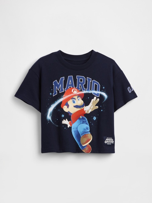 スーパーマリオブラザーズ オーバーサイズ グラフィックTシャツ (幼児)