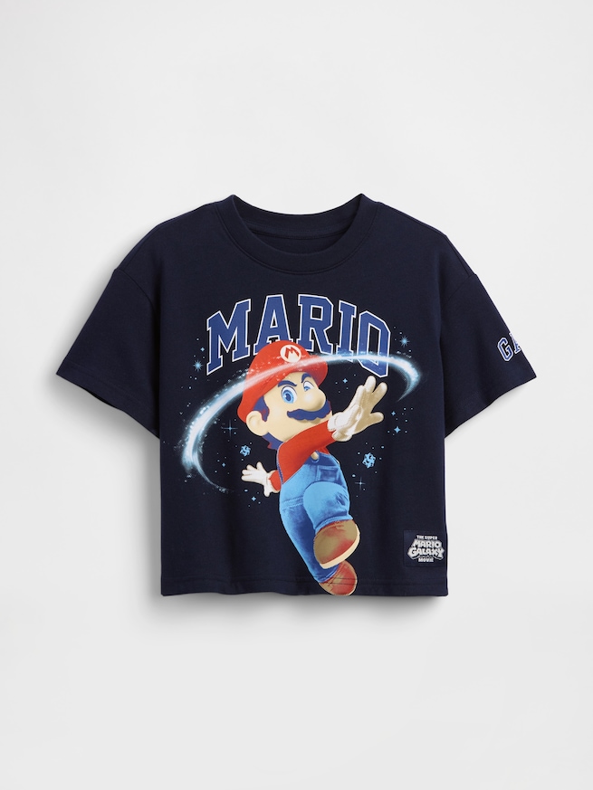 スーパーマリオブラザーズ オーバーサイズ グラフィックTシャツ (幼児)-0