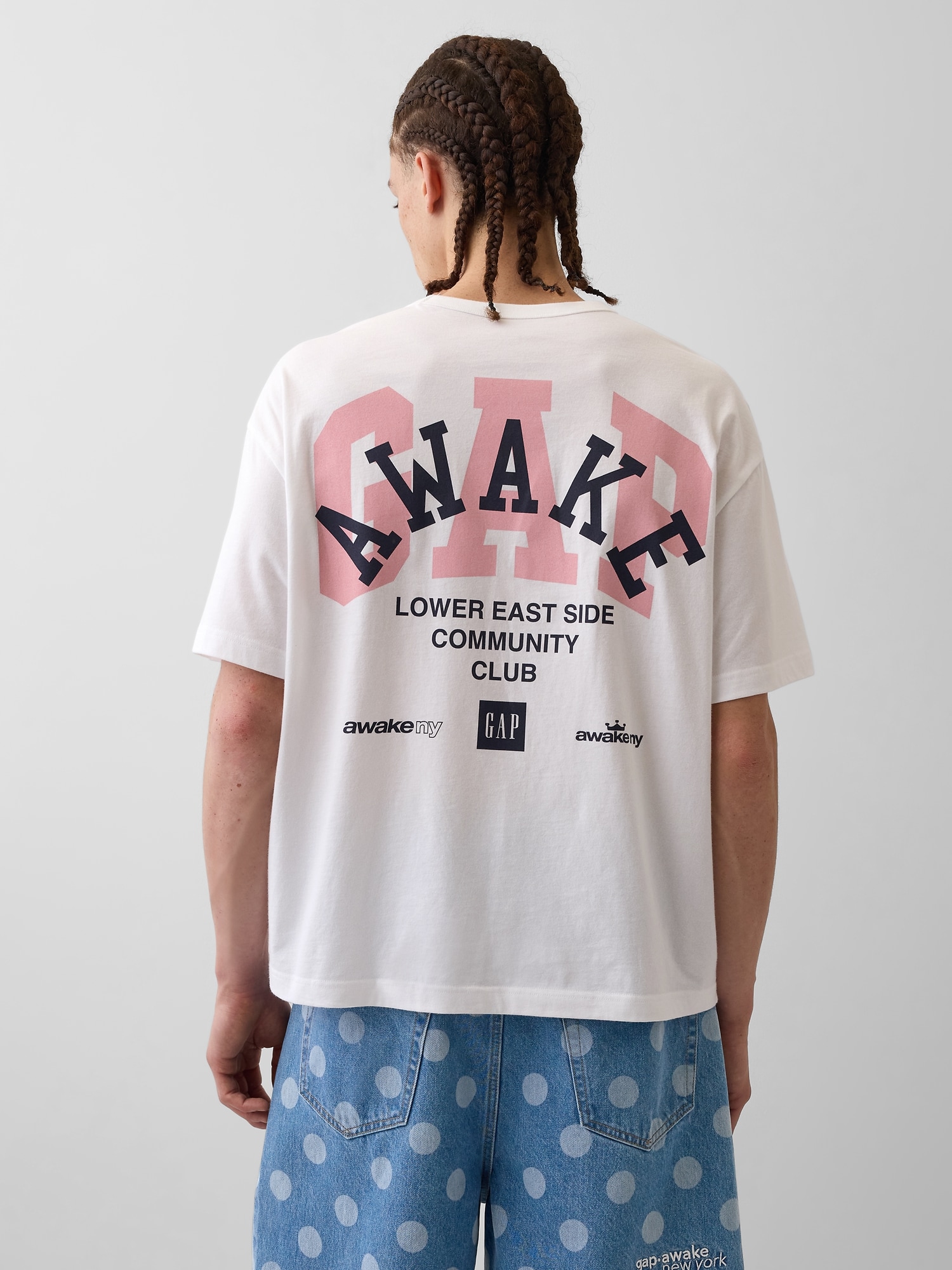 Gap &times; Awake NY リラックスフィット ロゴTシャツ-0