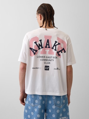 Gap &times; Awake NY リラックスフィット ロゴTシャツ