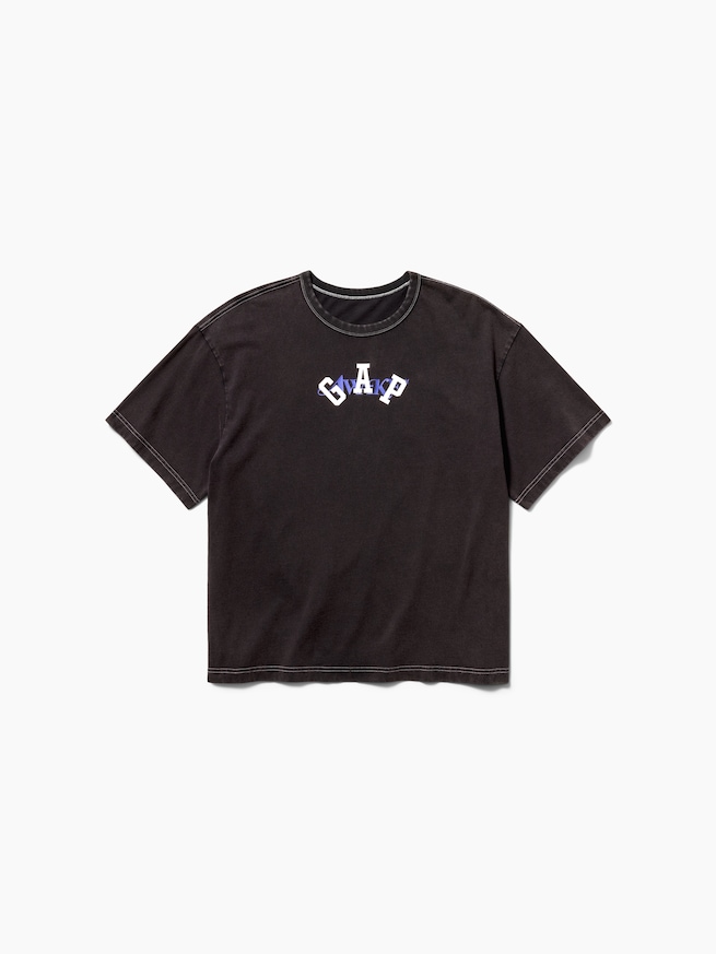 Gap &times; Awake NY リラックスフィット ロゴTシャツ-5