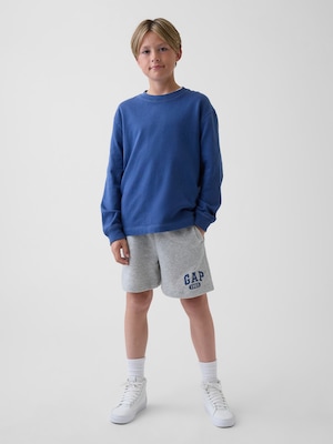 フレンチテリー GAPロゴスウェットショートパンツ (キッズ)