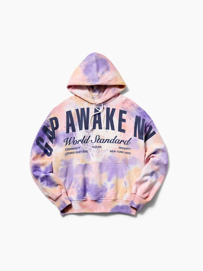Gap &times; Awake NY ヘビーウェイト オーバーサイズ ロゴパーカー-5