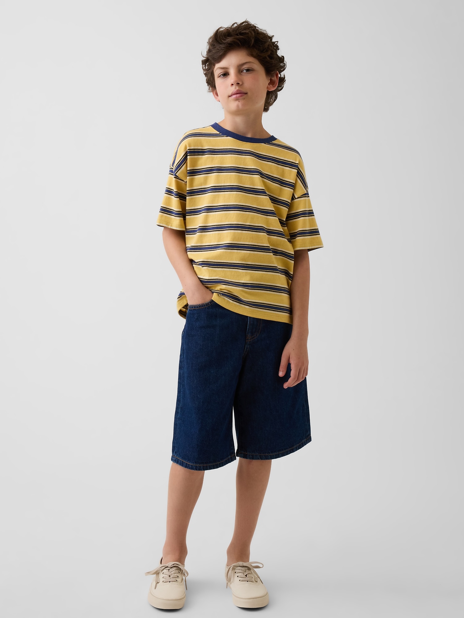 Kids Baggy Denim Shorts