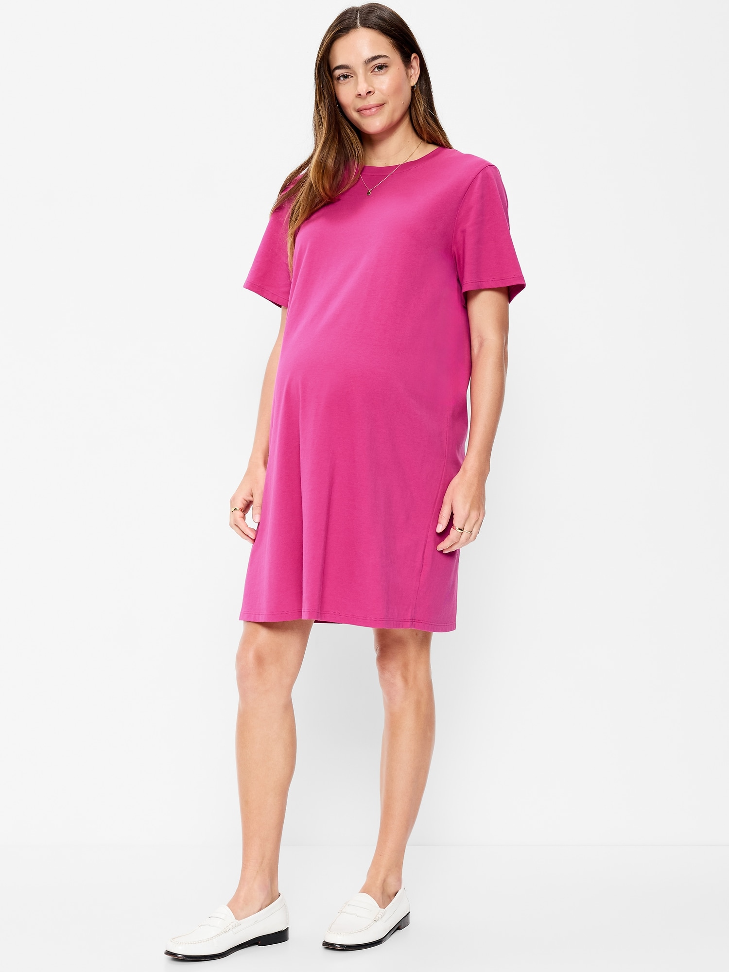 open lace back dress Angel Maternity Annabella Knit Maternity Midi Dress in Teal
