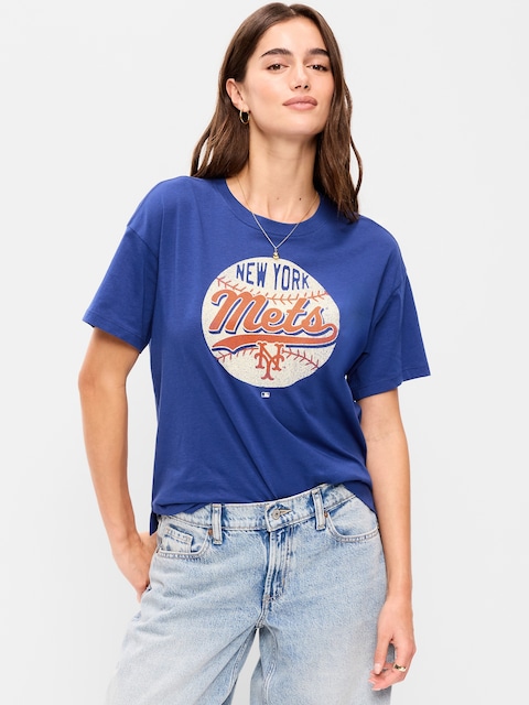 New York Mets Crew-Neck T-Shirt for Women