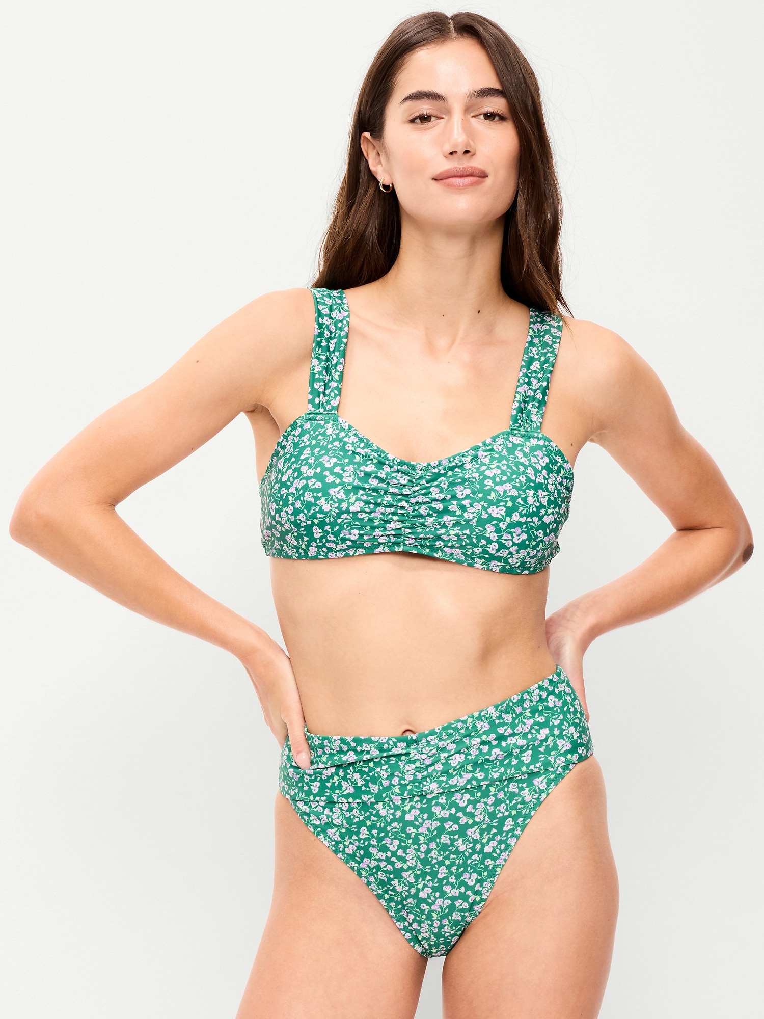 Cinched Swim Top