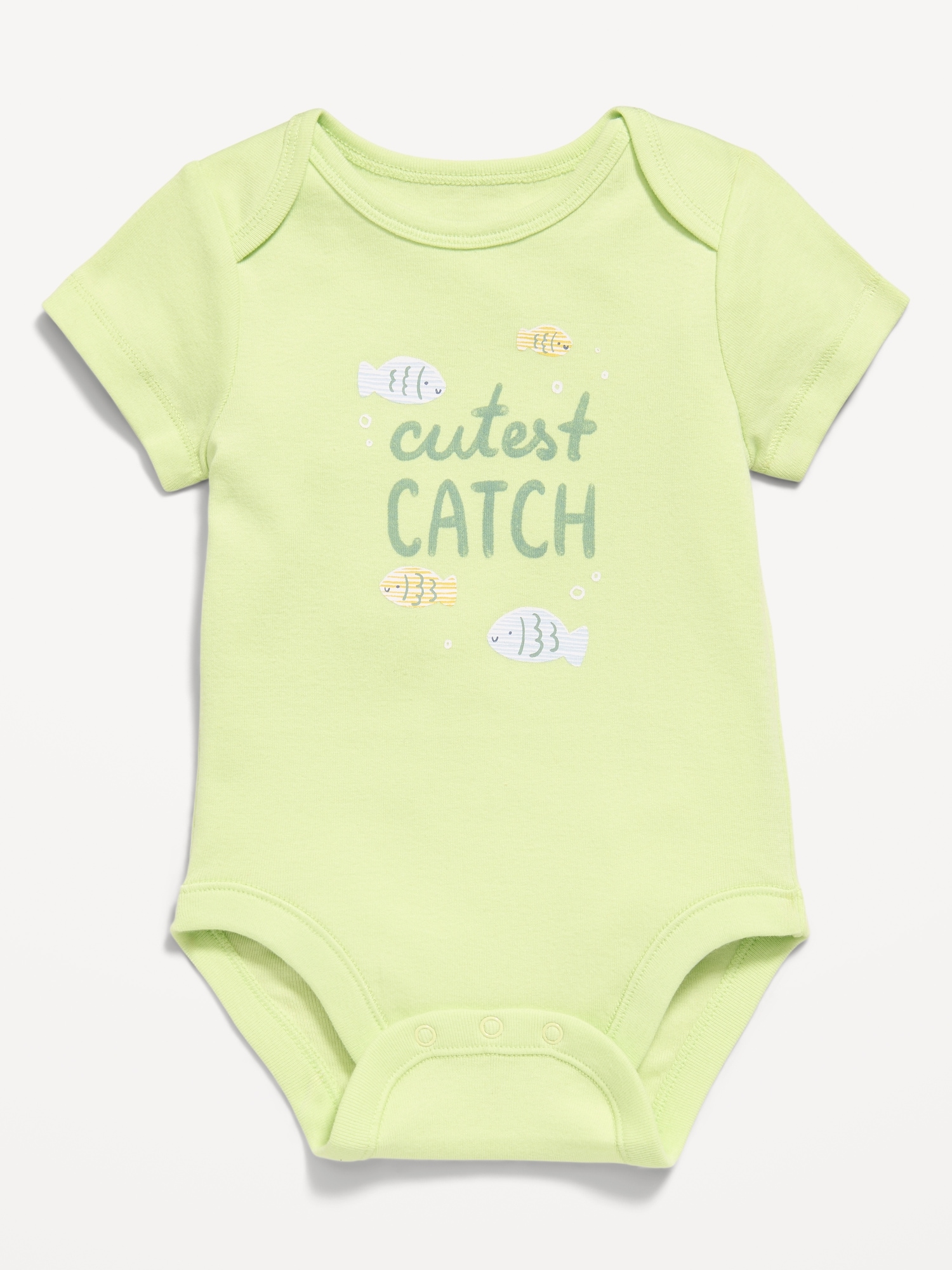 Short-Sleeve Graphic Bodysuit for Baby