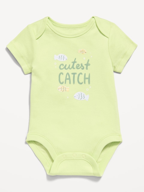 CACHE-COUCHE À MANCHES COURTES À IMPRIMÉ POUR BÉBÉ