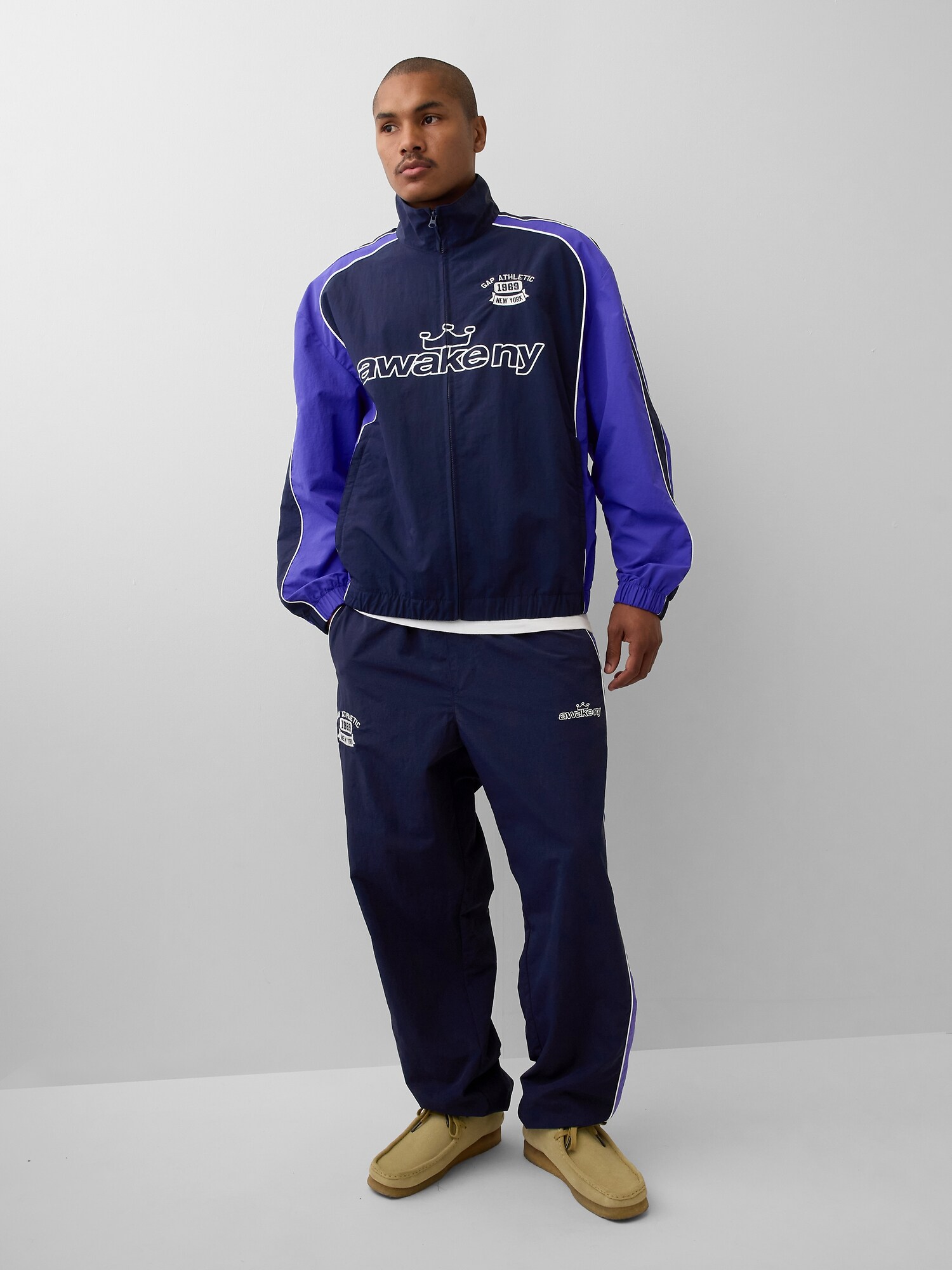 Gap &times; Awake NY リサイクル オーバーサイズ トラック ジャケット-2